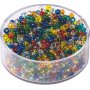 Glasp�rlor 2,5 mm, 17 g, blandade f�rger