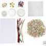 DIY-sæt Rørperler Julehus blandede farver DIY-sæt Rørperler Julehus blandede farver