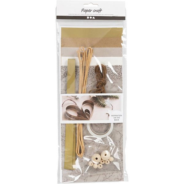 Kreativt set - pappersklippning - natur Kreativt set - pappersklippning - natur