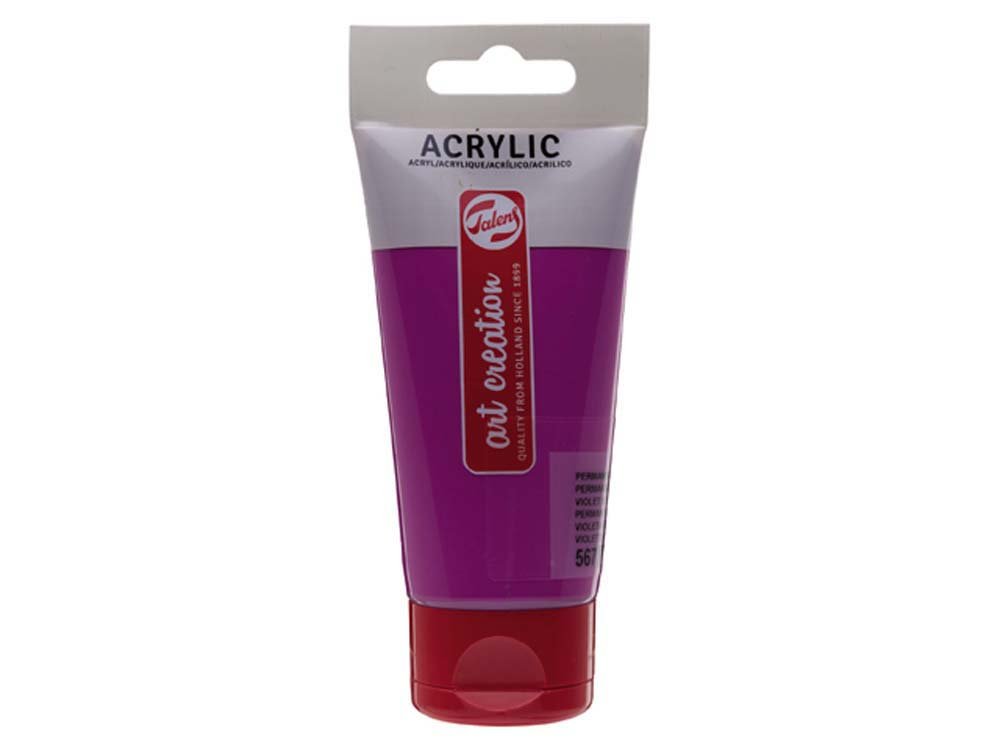 Akrylmaling Art Creation 75 ml - Permanent Red Violet - Akrylfarver, Kunstnerfarver