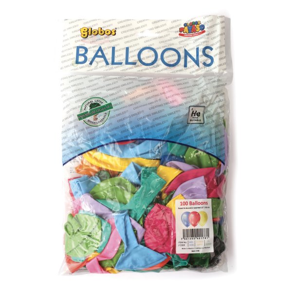 Latexballonger 12 cm, 100-pack