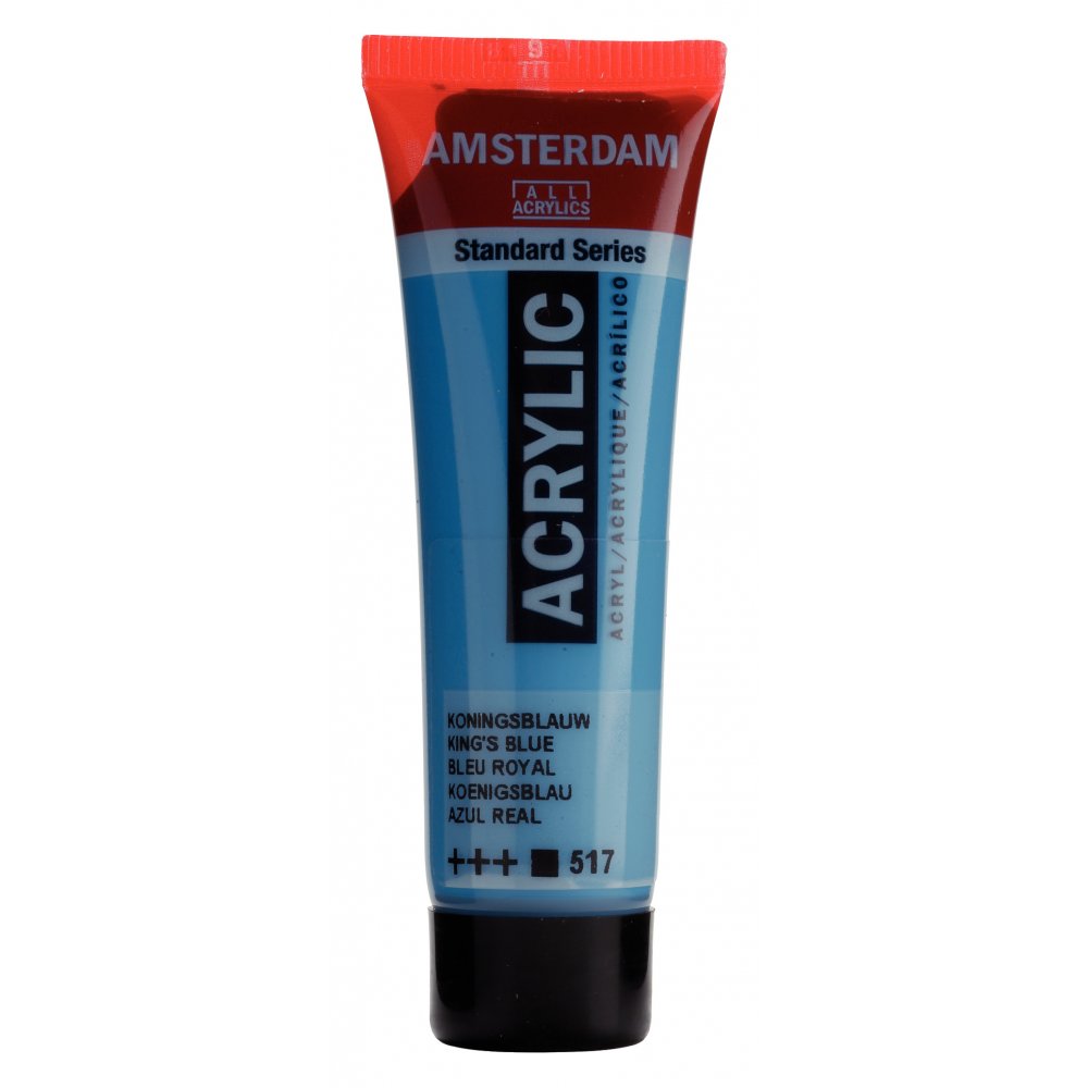 Akrylmaling Amsterdam 20 ml - Kings Blue - Akrylfarver, Kunstnerfarver