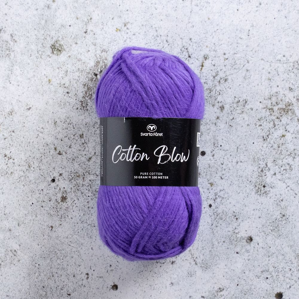 Cotton Blow 50g Iris Eyes - Bomullsgarn, Garn, Sticka & virka
