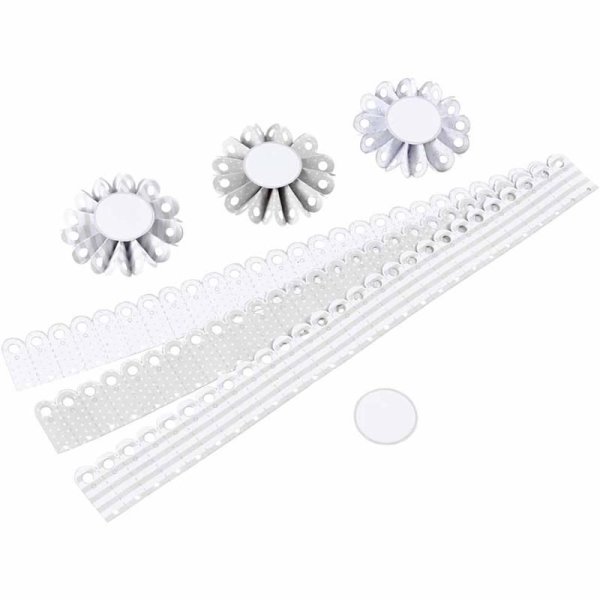 Materialsett Rosetter Vivi Gade Design 8 cm 6 stk - Blandede design Materialsett Rosetter Vivi Gade Design 8 cm 6 stk - Blandede design