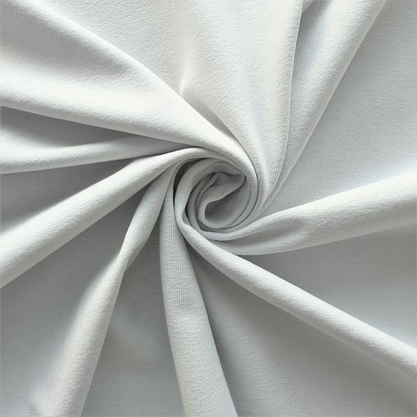 Bomullsstretchjersey Basic 2 – 150 cm - Ljusgrå - Bomullsstrech, Bomullstyg, Tyger
