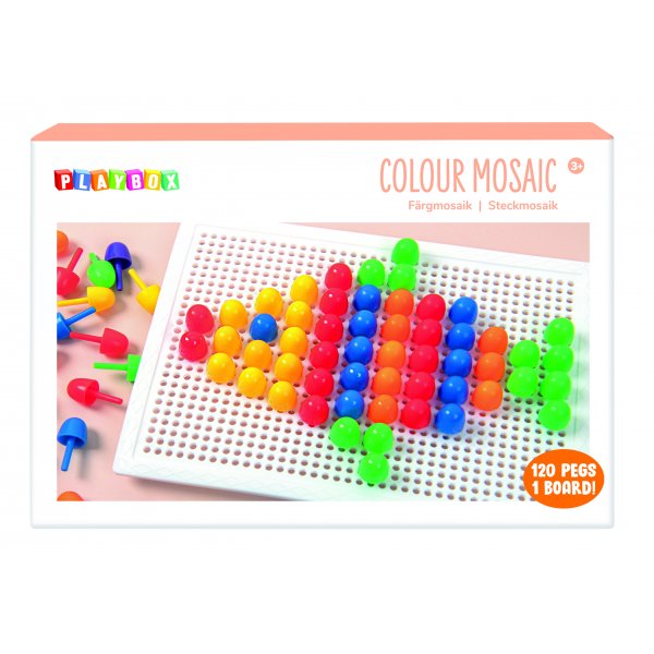 Pysselset F�rgmosaik - 120 st