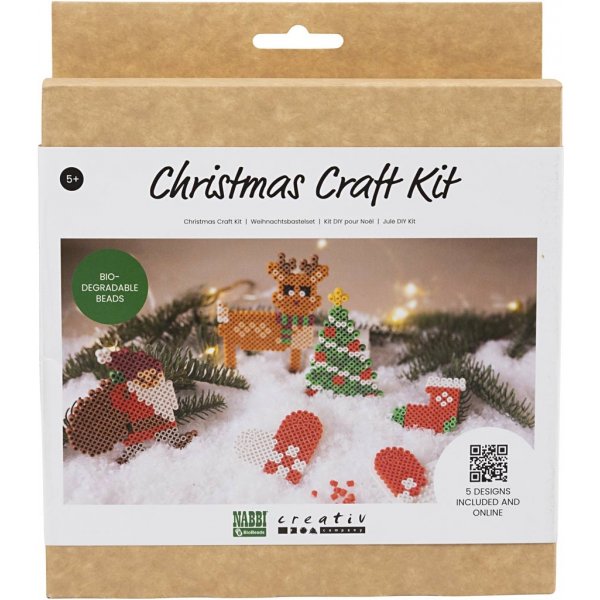 DIY Kit NABBI BioBeads - Jultomte - julstrumpa - julhjärta - julgran och ren DIY Kit NABBI BioBeads - Jultomte - julstrumpa - julhjärta - julgran och ren