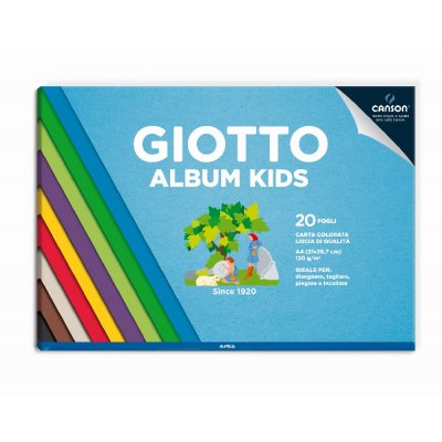 Skitseblok Giotto Farvet 20 sider 120 g - A4