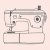 May&Berry Stempel 45x45 mm - Symaskine