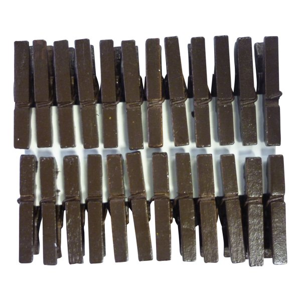 Chokladfärgade pinnar 30 mm, 24-pack Chokladfärgade pinnar 30 mm, 24-pack