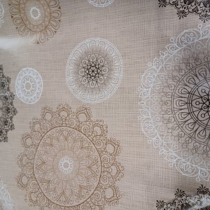 Vaxduk PVC beige mandala 140 cm