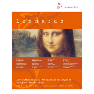 Akvarellblock Hahnemhle Leonardo 600g - Matt