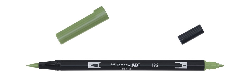 Tombow ABT Dual Brush - (192) Asparges - Kalligrafi penne, Kalligrafi, Penne, kridt & tusch