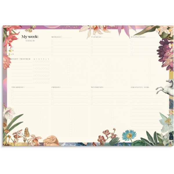Weekly planner Fantasy A4 veckoblock Weekly planner Fantasy A4 veckoblock