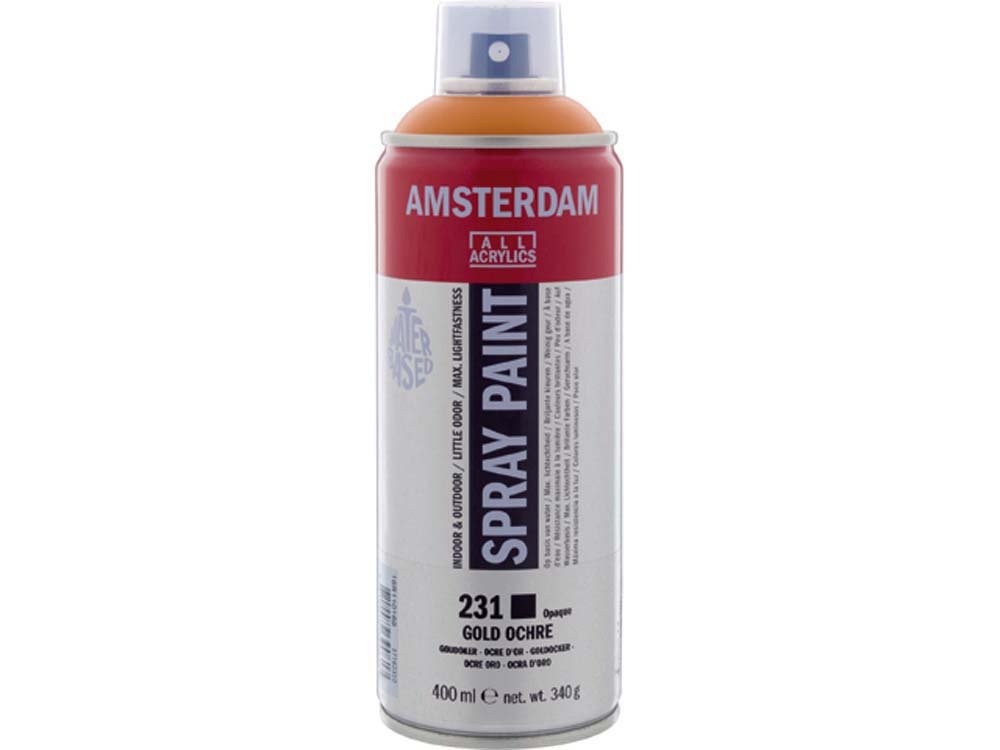 Amsterdam Spray 400 ml - Gold Ochre - Spraydåser, Spraymaling, Hobbyfarve