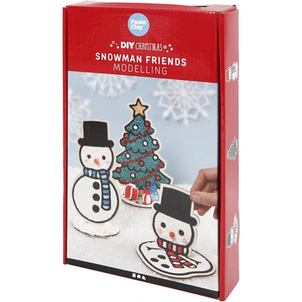 Pysselset - Snögubbe och julgran Pysselset - Snögubbe och julgran