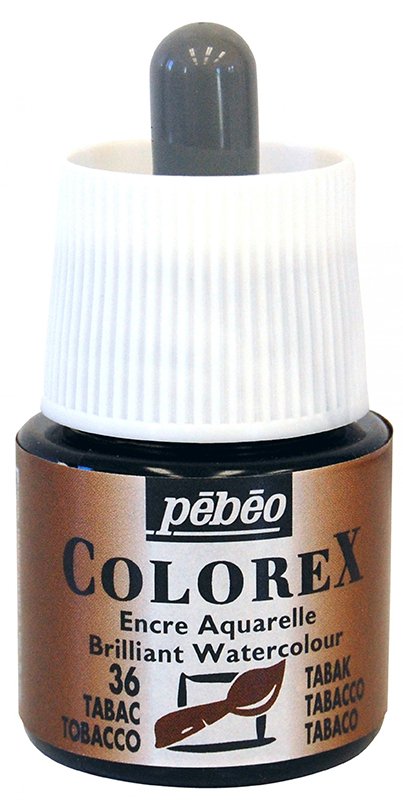 Marker - Pebeo Colorex - Tobak - Tusch & Blæk, Kunstnerfarver