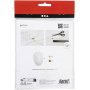 Mini DIY Kit Virkning - vit - Snflingor