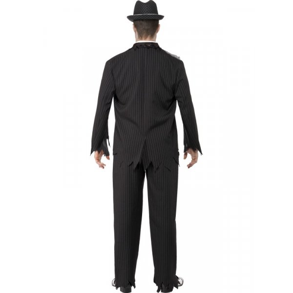 Zombiegangster maskeraddräkt - Medium Zombiegangster maskeraddräkt - Medium