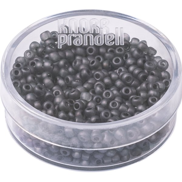Bohemrocaille p�rlor 2,5 mm, 13 g, gr� matt
