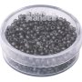 Bohemrocaille p�rlor 2,5 mm, 13 g, gr� matt