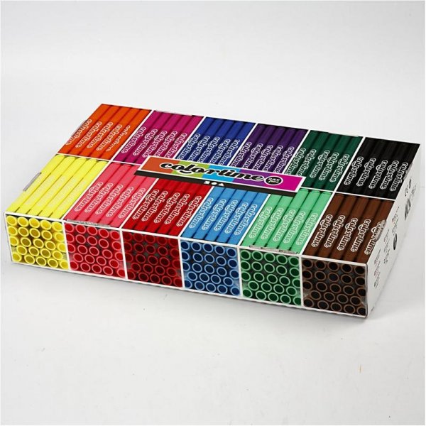 Colortime-pennor - standardfärger - 5 mm - 24 st Colortime-pennor - standardfärger - 5 mm - 24 st