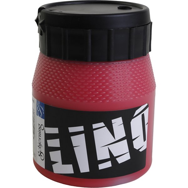 Linoleumsfärg - röd - 250 ml Linoleumsfärg - röd - 250 ml