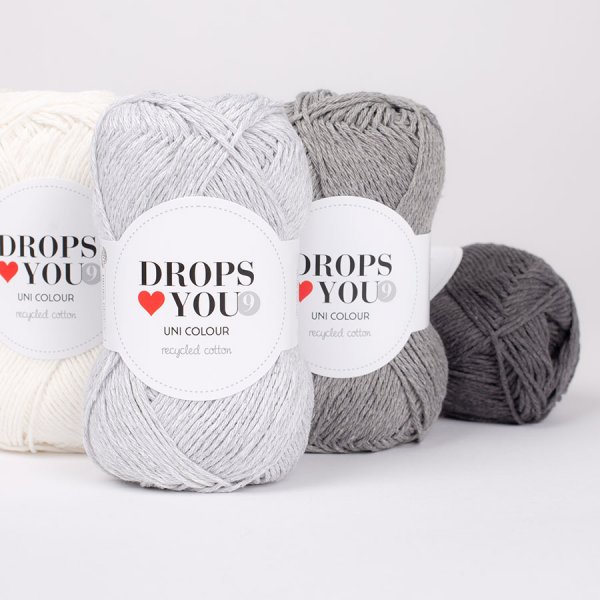 DROPS Loves You 9 resirkulert bomullsgarn - 50 g DROPS Loves You 9 resirkulert bomullsgarn - 50 g