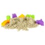 Kinetisk sand byggset 1100 g med formar, fordon och figurer - Kreativ lek