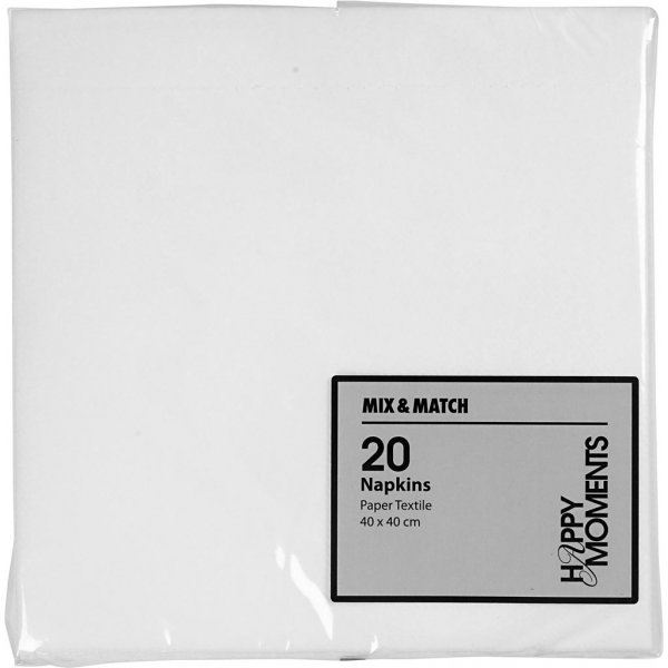 Servetter - vit - 20 st Servetter - vit - 20 st