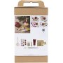 DIY Kit Decoupage - julrd - Torkade blommor