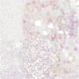 Glitter och paljetter - vit - 6 x 5 g