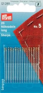 Synåle Skarpe 5 Si/Guldfarve 0,80x40 mm 20-pak - Synåle, Nåle, Sytilbehør