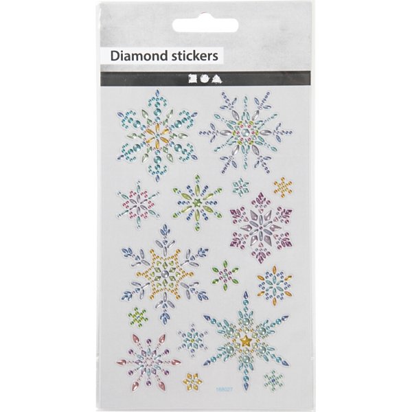 Diamond stickers - snöflingor Diamond stickers - snöflingor