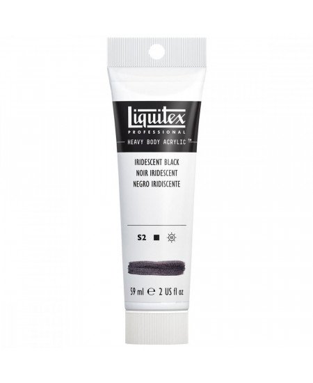 Akrylfärg - Liquitex Heavy Body - Iridescent Black - Akrylfärger, Konstnärsfärger