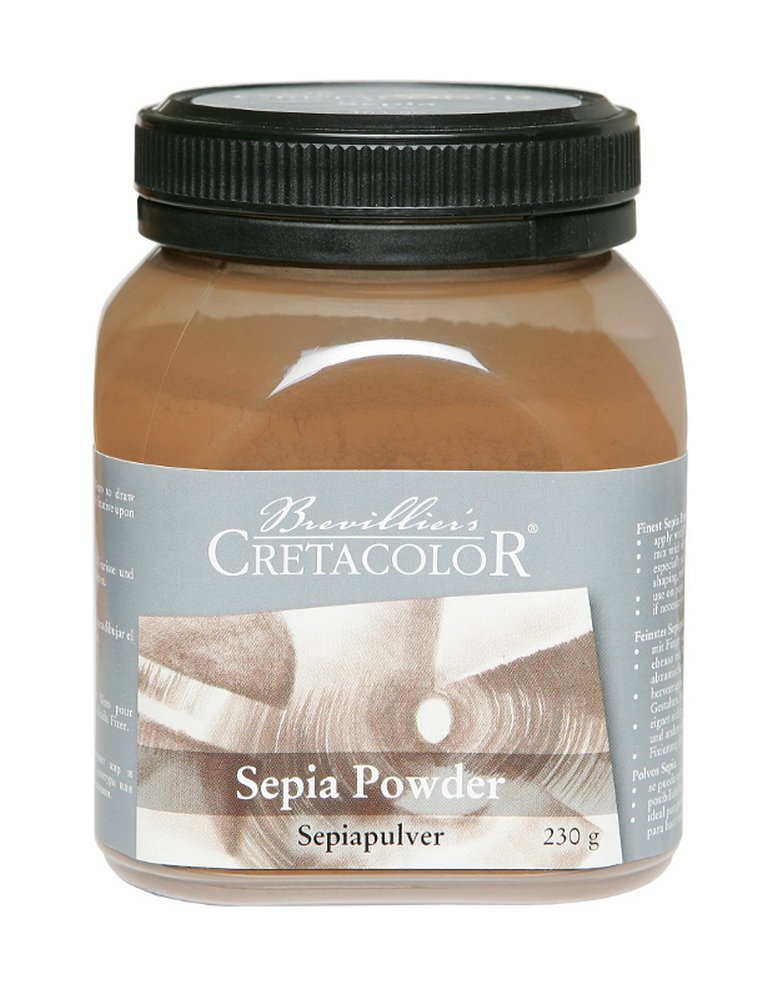 Grafitpulver Cretacolor 230 g - Sepia - Farvepigment, Kunstnerfarver
