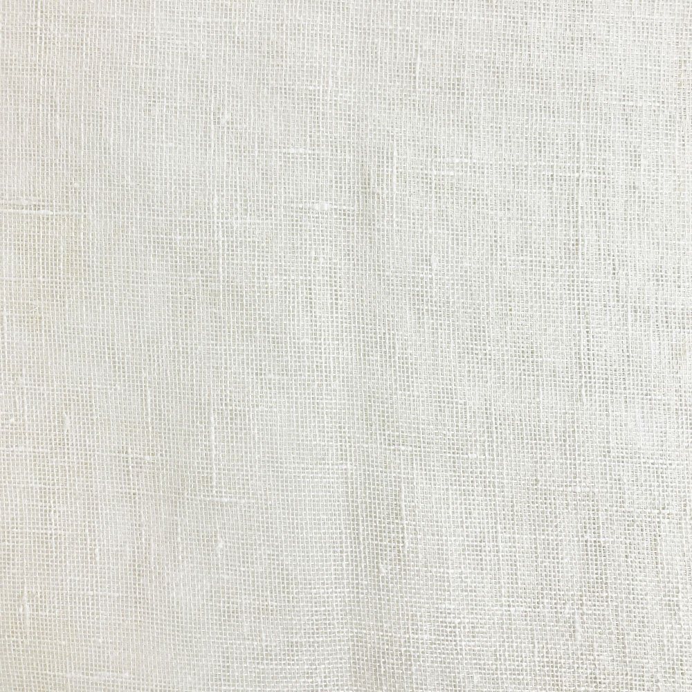 Lærredsdug - Offwhite / Bleget - 145 cm - 100% hør, Hørstof, Stof