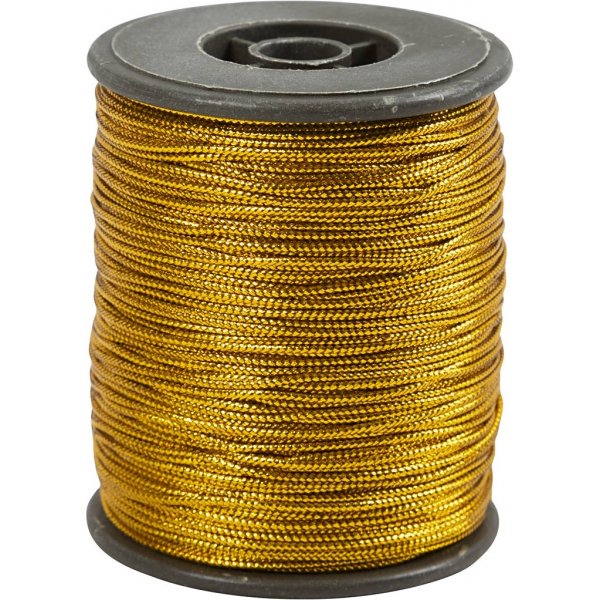 Tråd - 0,5 mm - guld - 100 m Tråd - 0,5 mm - guld - 100 m