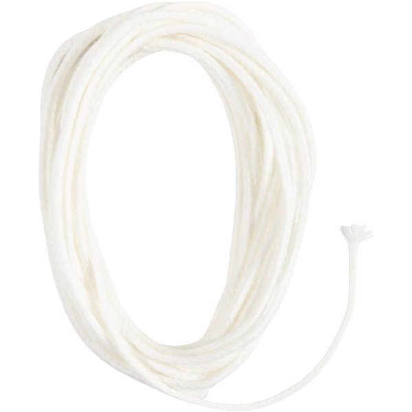 Veke til bivoksplater nr. 3 2-3 mm 3 m - 100 g Veke til bivoksplater nr. 3 2-3 mm 3 m - 100 g