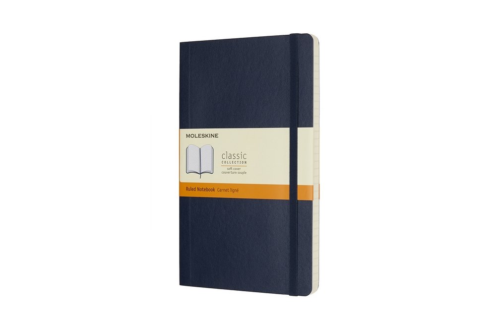 Anteckningsbok Classic Large Linjerad Soft cover - Safirblå - Anteckningsböcker, Kontorsmaterial