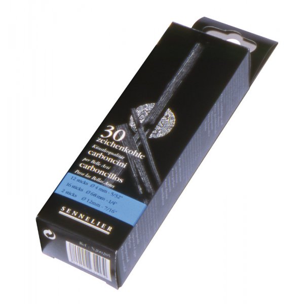 Kullstift Sennelier - Sortert 4-12 mm.