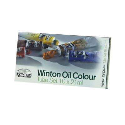 Oljefärg W&N Winton - set 10x21 ml