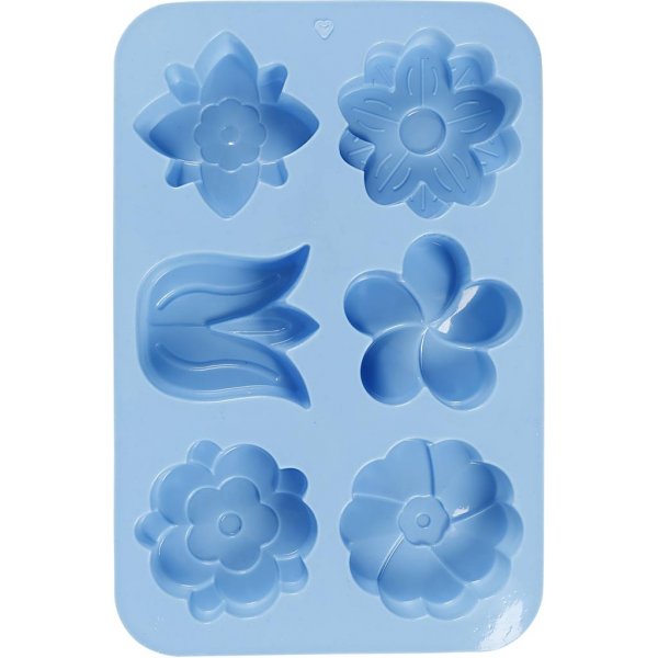 Silikonform - blommor Silikonform - blommor