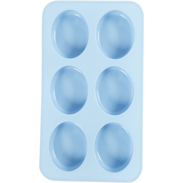 Silikonform 7,7 x 6 x 2,4 cm 6 x 100 ml - Næringsmiddelgodkjent Silikonform 7,7 x 6 x 2,4 cm 6 x 100 ml - Næringsmiddelgodkjent
