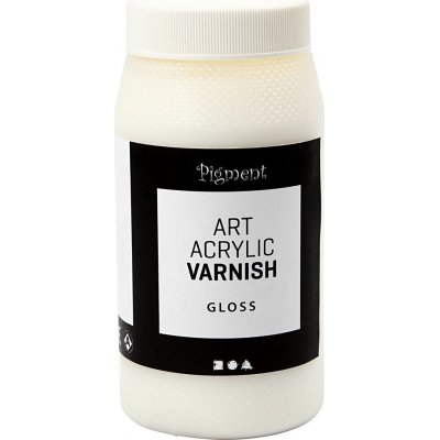Art Akryl sluttlakk - Blank gjennomsiktig - hvit - 500 ml