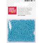 Bohemiska rocaillep�rlor 2,5 mm, 20 g, himmelsbl� matt