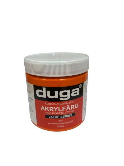 F�rg akryl 500ml -Vermilionr�d