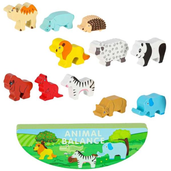Balansspel Safari Djur Tr� 12 x 1,5 x 4 cm