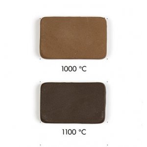 Leire i steint�y brun/svart med chamotte - 10 kg