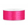 Satinband - M�rkrosa - (Bredd: 25 mm) - 25 meter